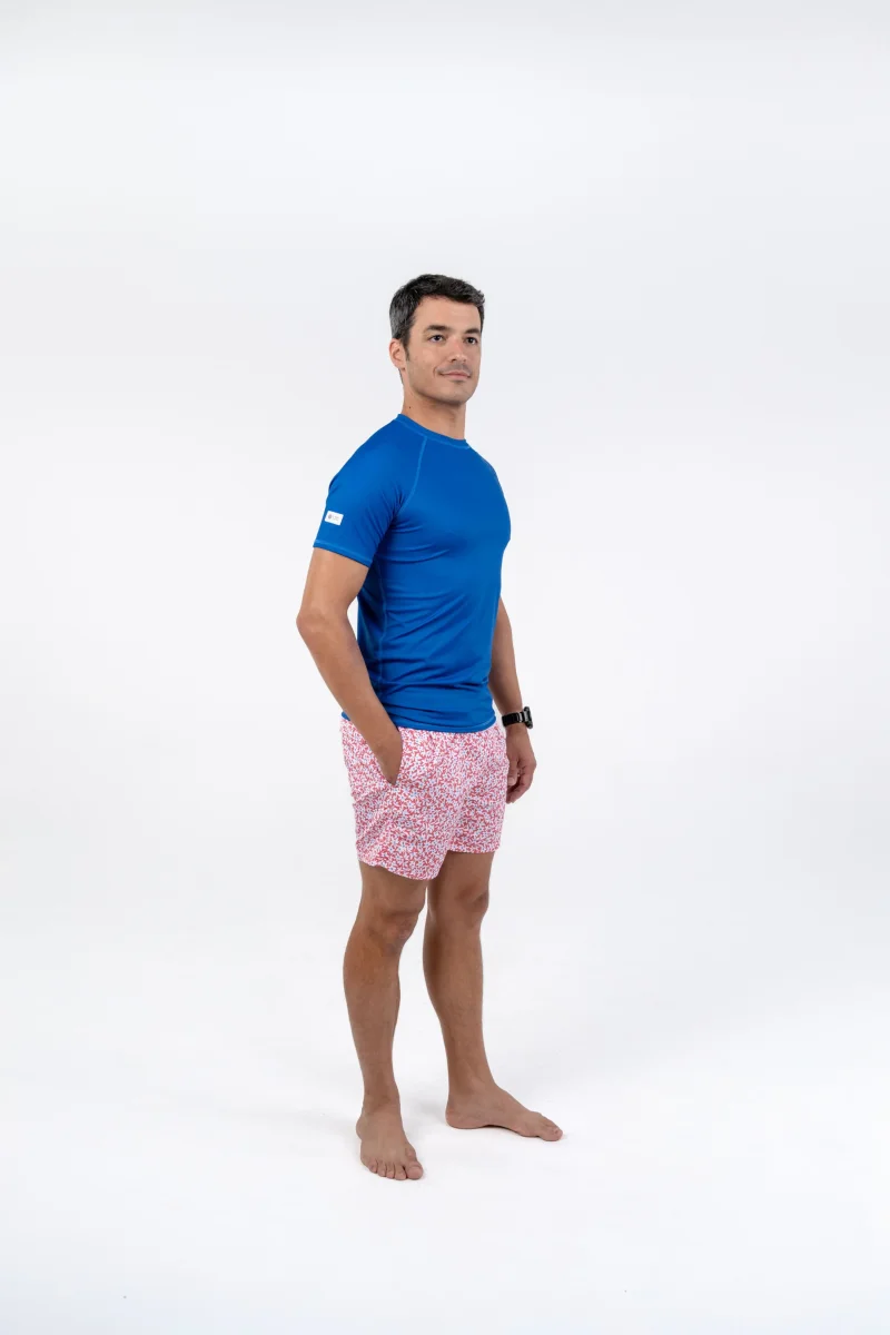 MEN'S UV T-SHIRT - SHORT SLEEVE - Deep Blue