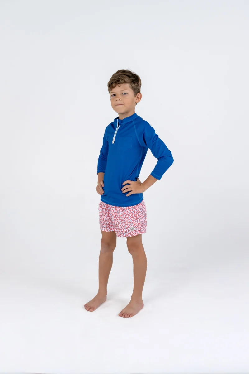 KIDS UV T-SHIRT - LONG SLEEVE - Deep Blue – Image 3