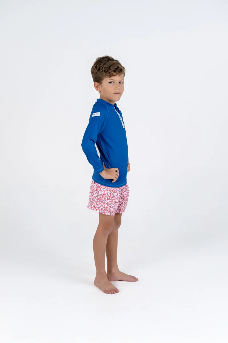 KIDS UV T-SHIRT - LONG SLEEVE - Deep Blue – Image 5