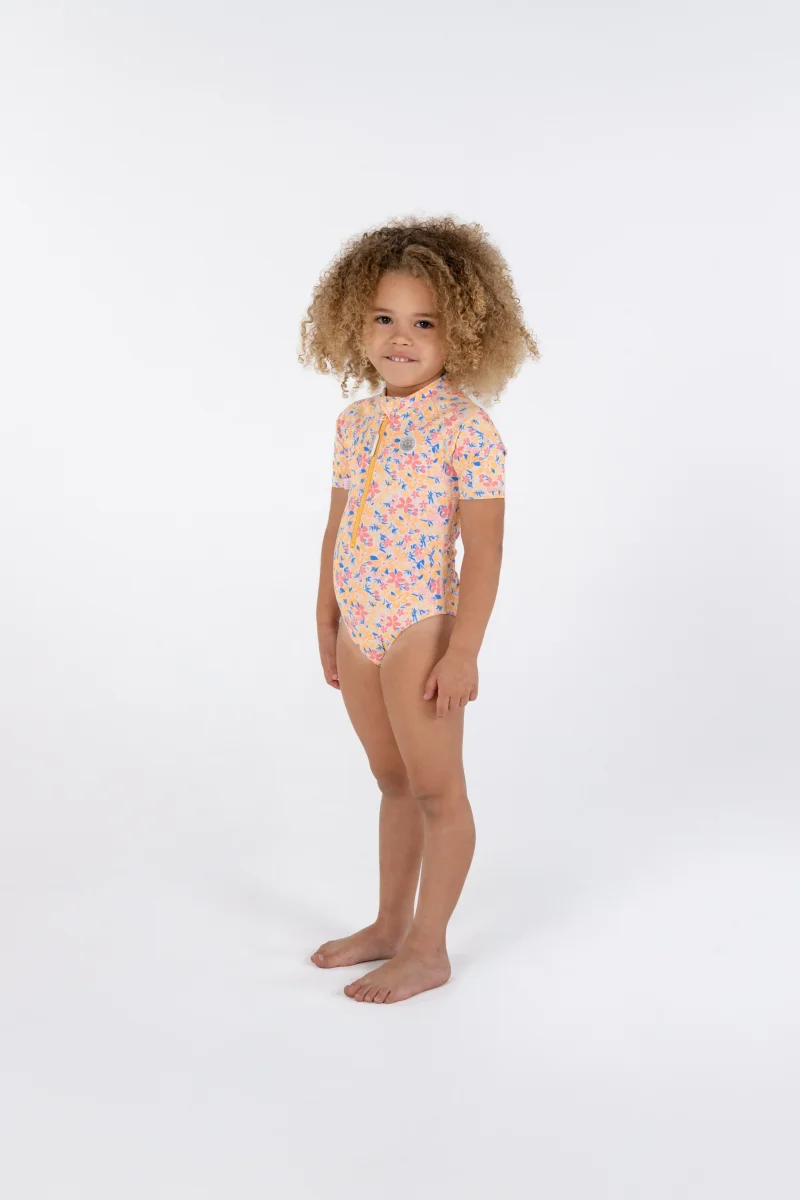 GIRL'S SHORT SLEEVE SWIMSUIT - Summer Bloom – Image 2