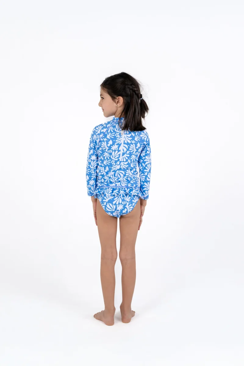 GIRL'S 2 PIECE SWIMSUIT - Deep Sea Corals – Image 3