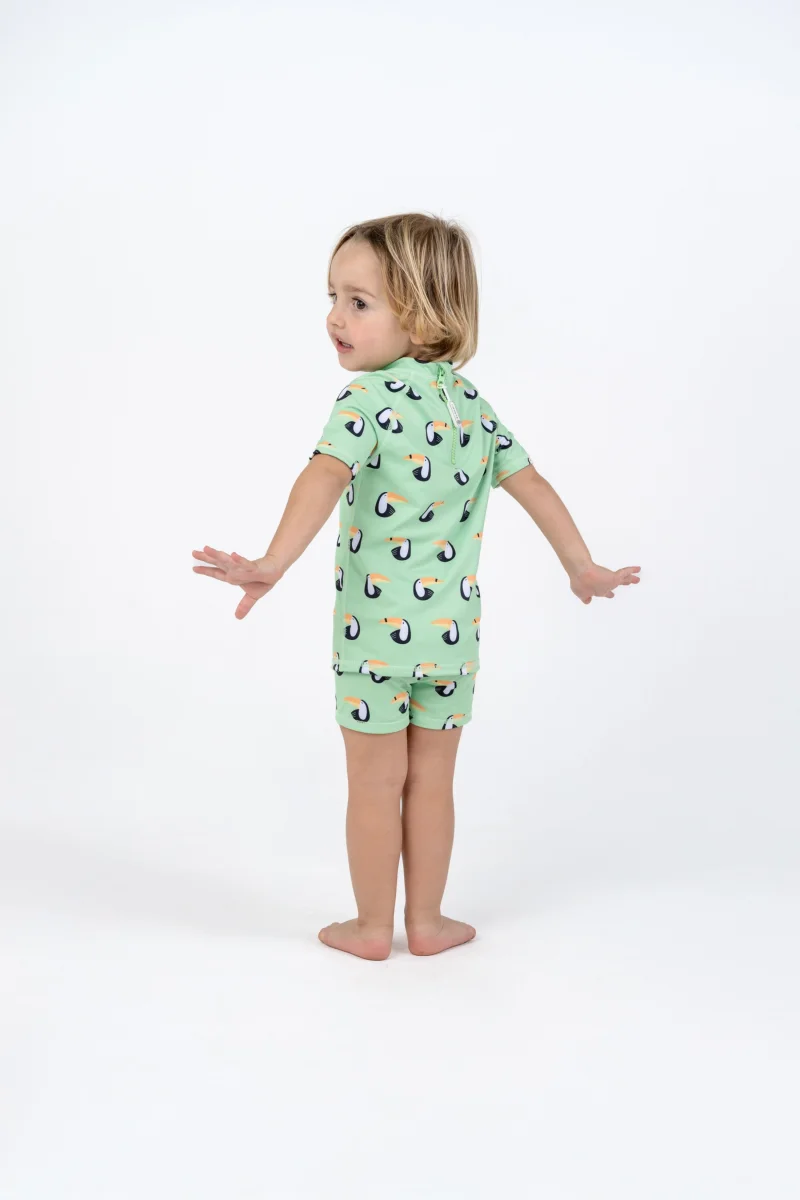 2 PIECE BOY'S SWIMSUIT - Toucan Paradise – Image 4