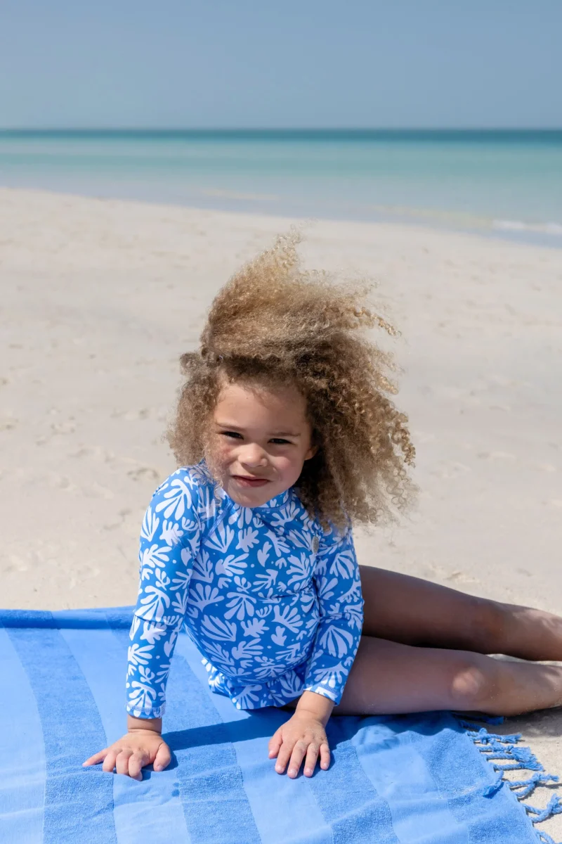 BEACH TOWEL - Blue – Image 3