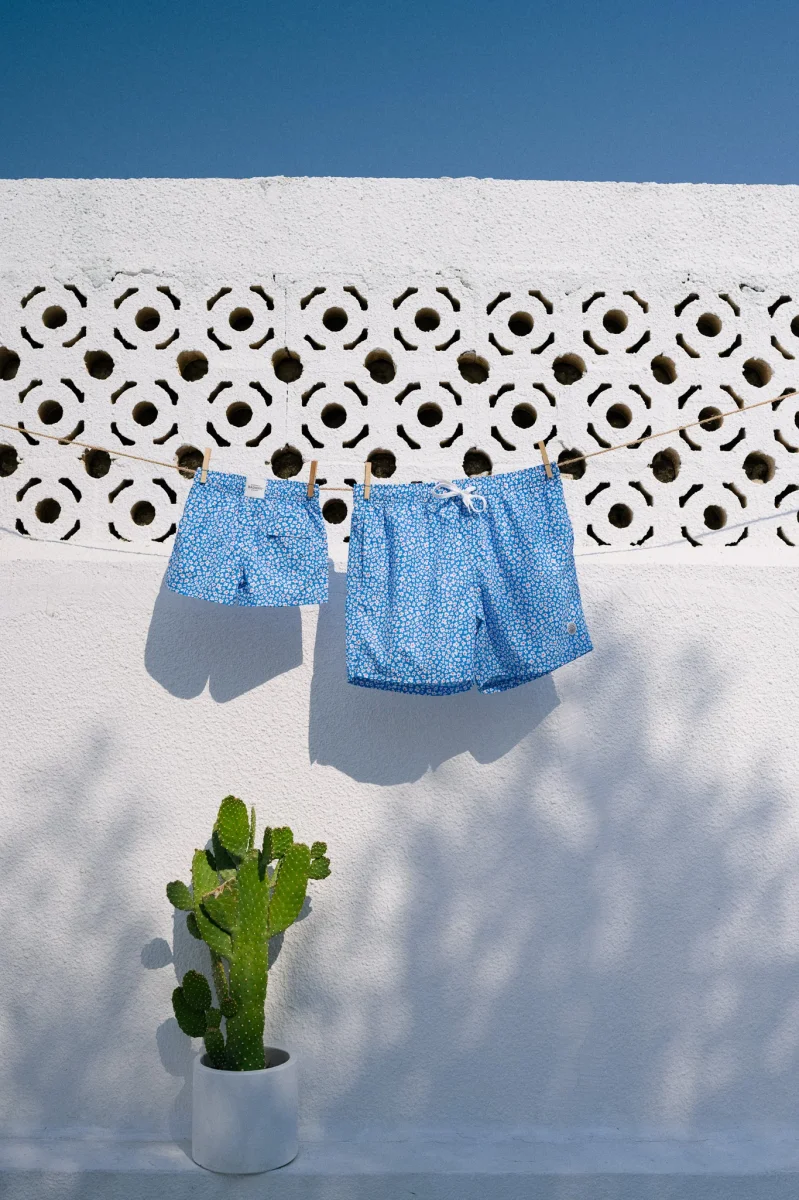 BOY'S SWIMSUIT - Blue Garden – Image 6