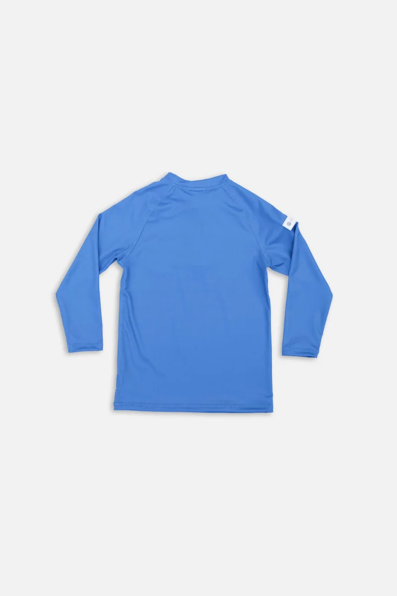 KIDS UV T-SHIRT - LONG SLEEVE - Deep Blue – Image 4