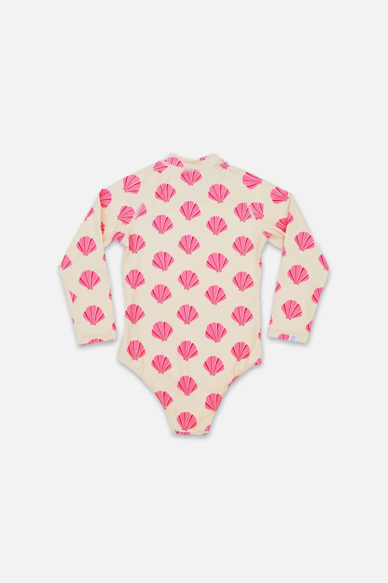 Girl UV Swimsuit - Beach Shells – Image 4