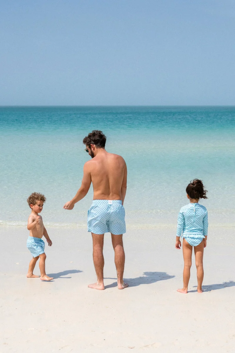 MEN'S SWIMSUIT - Diamond Green – Image 3