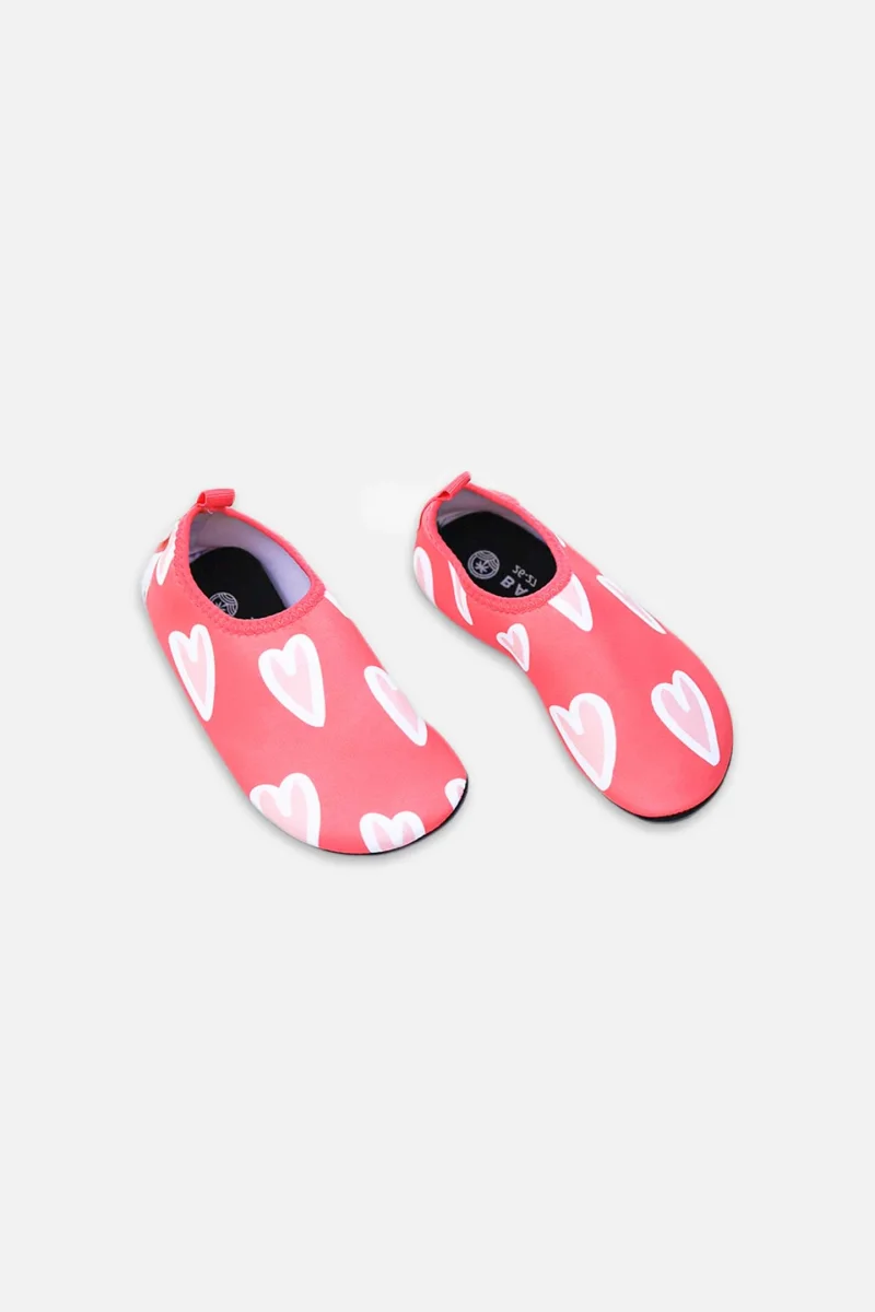 Non-slip bath slippers - Summer Love Red – Image 3