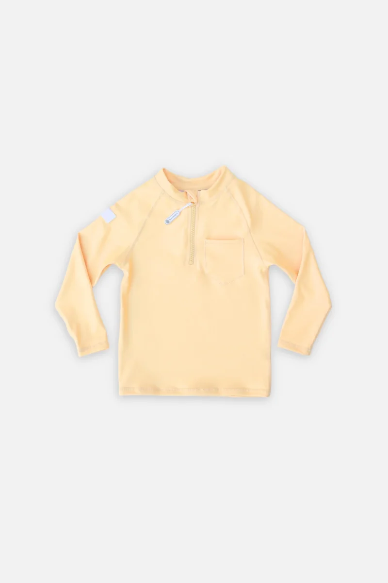 KIDS UV T-SHIRT - LONG SLEEVE - Sunshine Yellow – Image 2